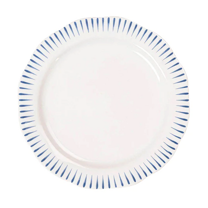 JLK Sitio Stripe - Delft Blue - Salad Plate 9"