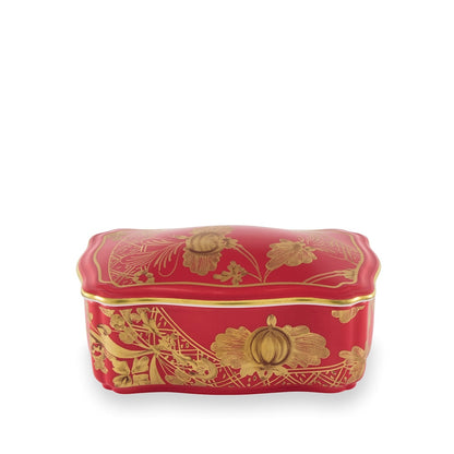 Tesori Collection - Rubrum - Large Rectangle Trinket Box 5.7"