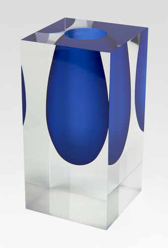 TZD Acrylic Vase - Blue - 5"