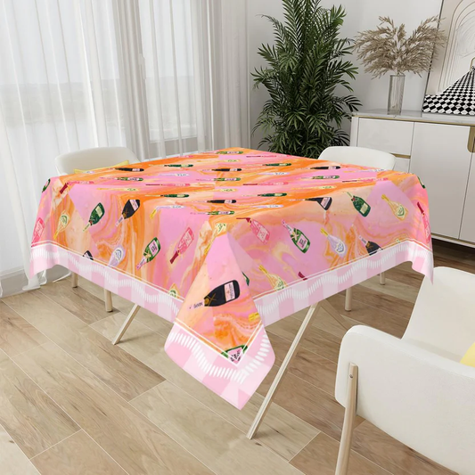 Champagne & Mahjong Tablecloth