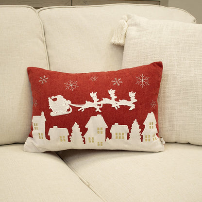 Santa's Sleigh Pillow