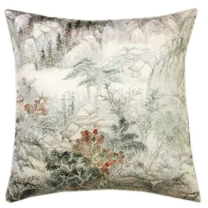 PPL Gray Village B Pillow 22"