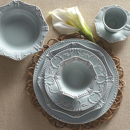 Isabella - Ice Blue - Small Plate 7.25"