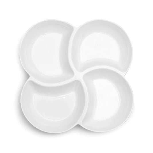QSD Small Clover Melamine Serving Platter 12"