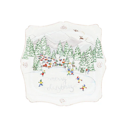 Berry & Thread - North Pole - Merry Christmas Trinket Tray 5.5"