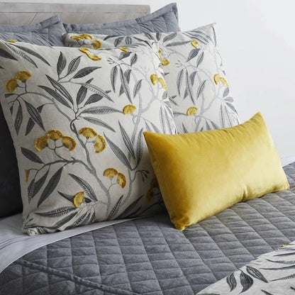 ANG Alyssum Yellow Floral Pillow 24x24