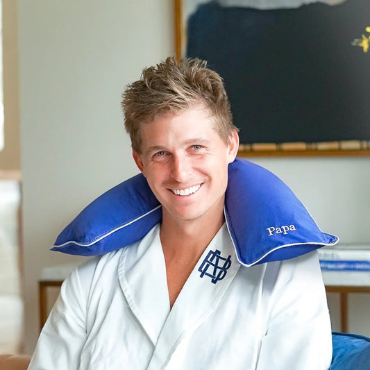 Personalized The Jetsetter Travel Pillow - Down Alternative