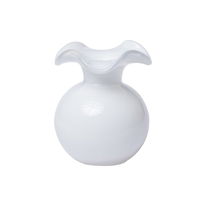 VTR Hibiscus Glass Vase - White -