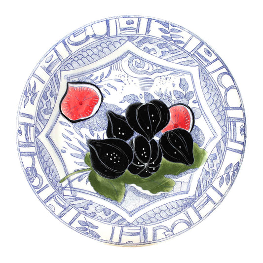 Oiseau Blue - Fig - Dessert Plate 8.5"