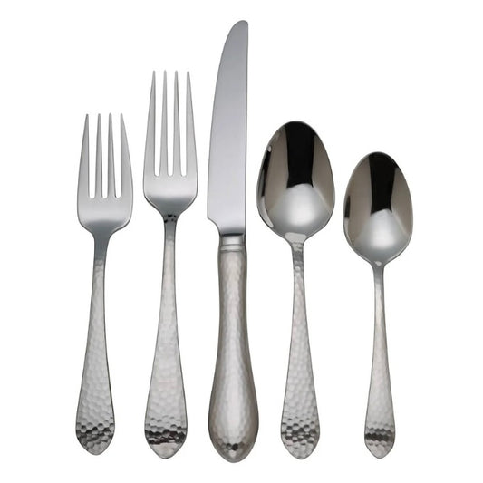 Hammered Antique - Five Piece Flatware Setting