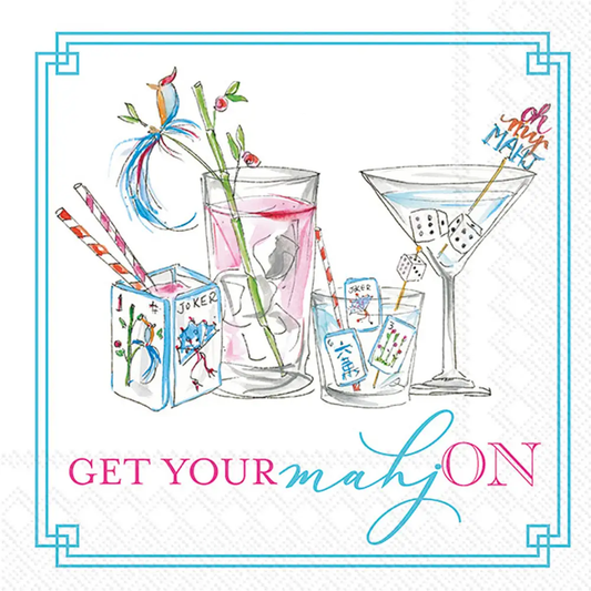 Cocktail Napkins - Mahjong Drinks - 20Ct