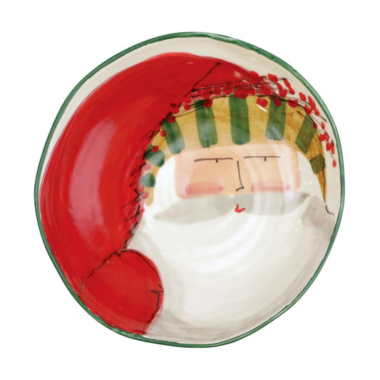 VTR Old St. Nick - D. Stripe Hat - Pasta Bowl 8.25"