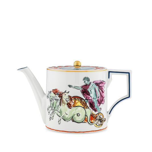 Il Viaggio Di Nettuno - White - Teapot with Lid 49.25 oz