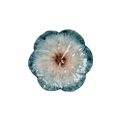 Elisabetta - Dessert Plate - Blue Flower 7.75"