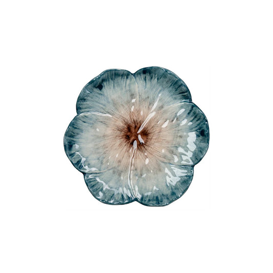 Elisabetta - Dessert Plate - Blue Flower 7.75"