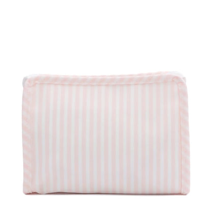 Roadie - Small Zip Pouch - Pimlico Stripe - Pink