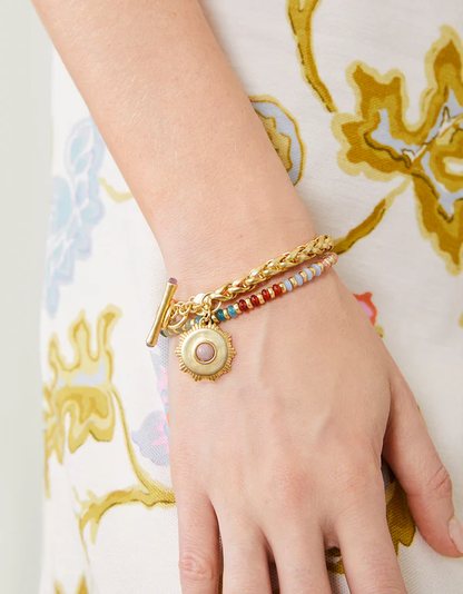 Stone Stretch Bracelet - Multi Stone