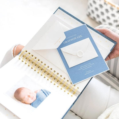 Keepsake Baby Book in Pale Pink