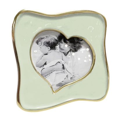 Encanto - Curved Heart Frame - Pistachio 5x5