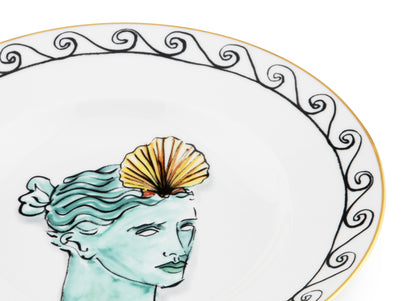 Il Viaggio Di Nettuno - White - Soup Plate 9.5"