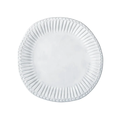 Incanto - White - Stripe European Dinner Plate 10.5"