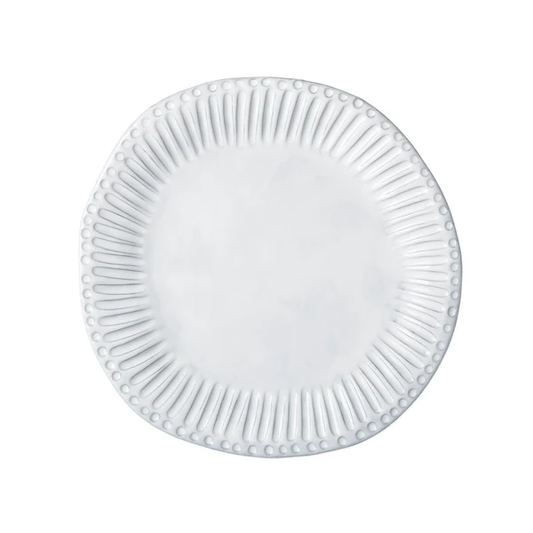 Incanto - White - Stripe European Dinner Plate 10.5"
