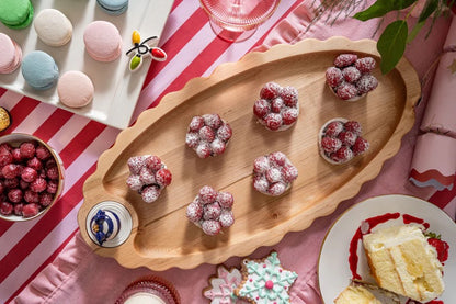 Maple Scalloped Anniversary Tray - Limited Edition