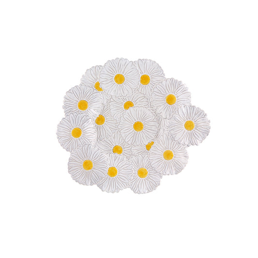 VIA Centerpiece - Maria Flor 18.5" - White/Yellow