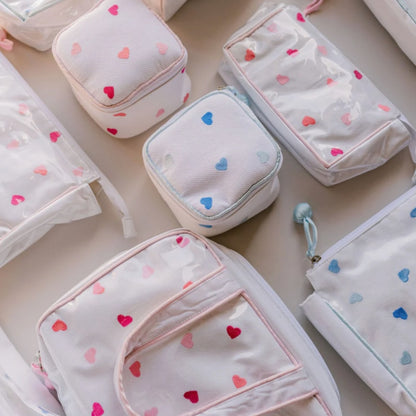 Josie Heart Makeup Bag
