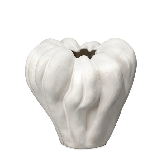 Tulip Vase - White 10.5"