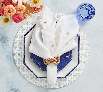 KSB Florette Napkin - White & Neutral