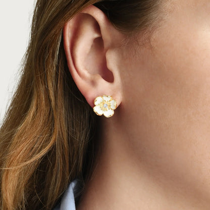 Wildflowers - Enameled Stud Earrings