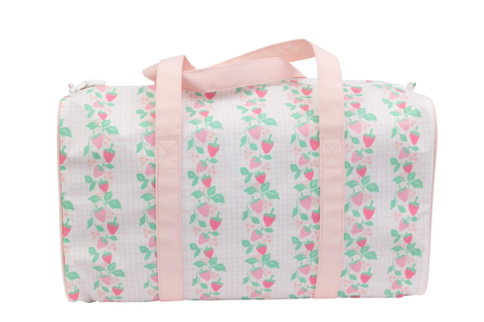 AMI Duffle Bag - Strawberries - 18" L X 10"W X 8.5" D