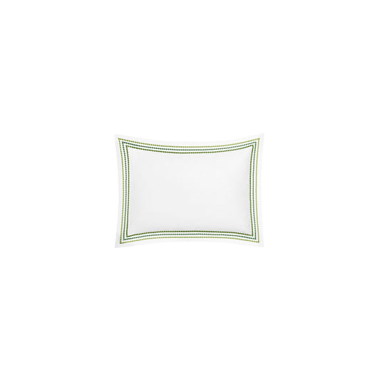 Amara Triple Pearl - Boudoir Pillow - Palm Green