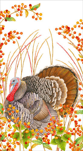 Turkey And Berries Guest Towel 15pk