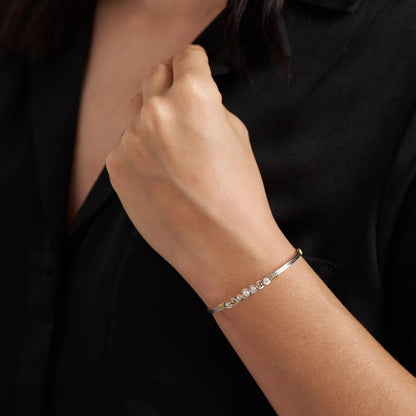 Divine Plan Bracelet with Pearl - Two Tone