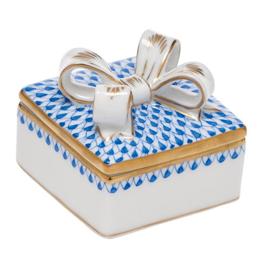 HND Box W/ Bow - Blue