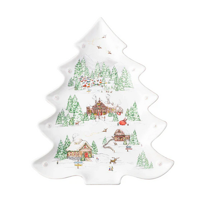 Berry & Thread - North Pole - Tree Platter 15"