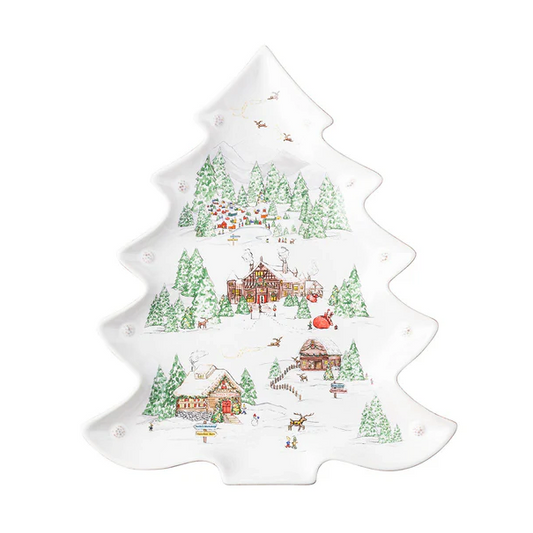 Berry & Thread - North Pole - Tree Platter 15"