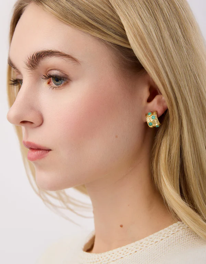 SPT E Karissa Hoop Earrings - Sea Foam