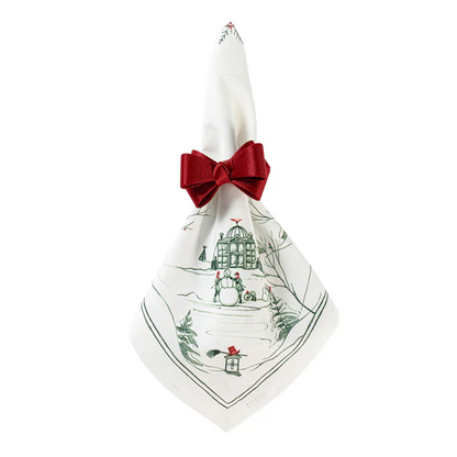 JLK Country Estate - Winter Frolic - Evergreen - Napkin 22"