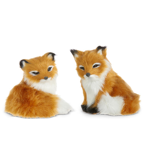 RZI Fuzy Fox Ornament 3.5"