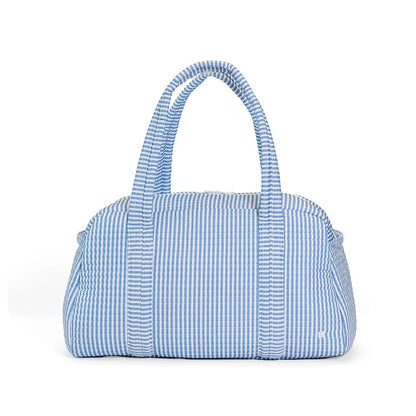 Quilted Grande Duffel - Pimlico Stripe - Chambray