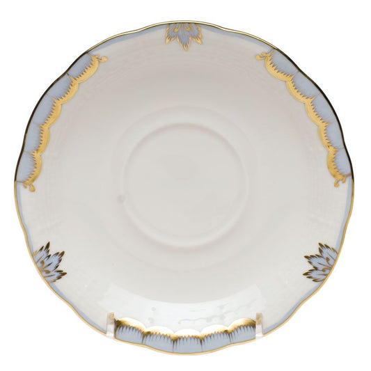 Princess Victoria - Light Blue - Tea Saucer 6"