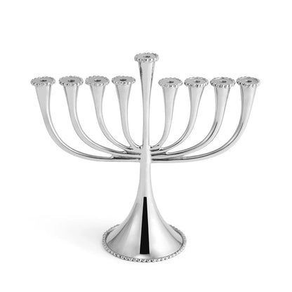 MAR Molten Silver - Menorah 11.75"