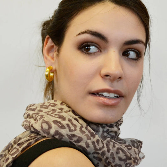 Montpellier Small Thick Hoops 1"