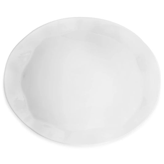 QSD Ruffle Melamine Turkey Platter 21"