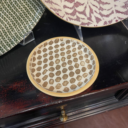 TFC Wine Coaster - Dot - Mocha 5.25