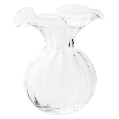 Hibiscus Glass Vase - Clear