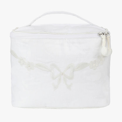 Floral Bow Train Case